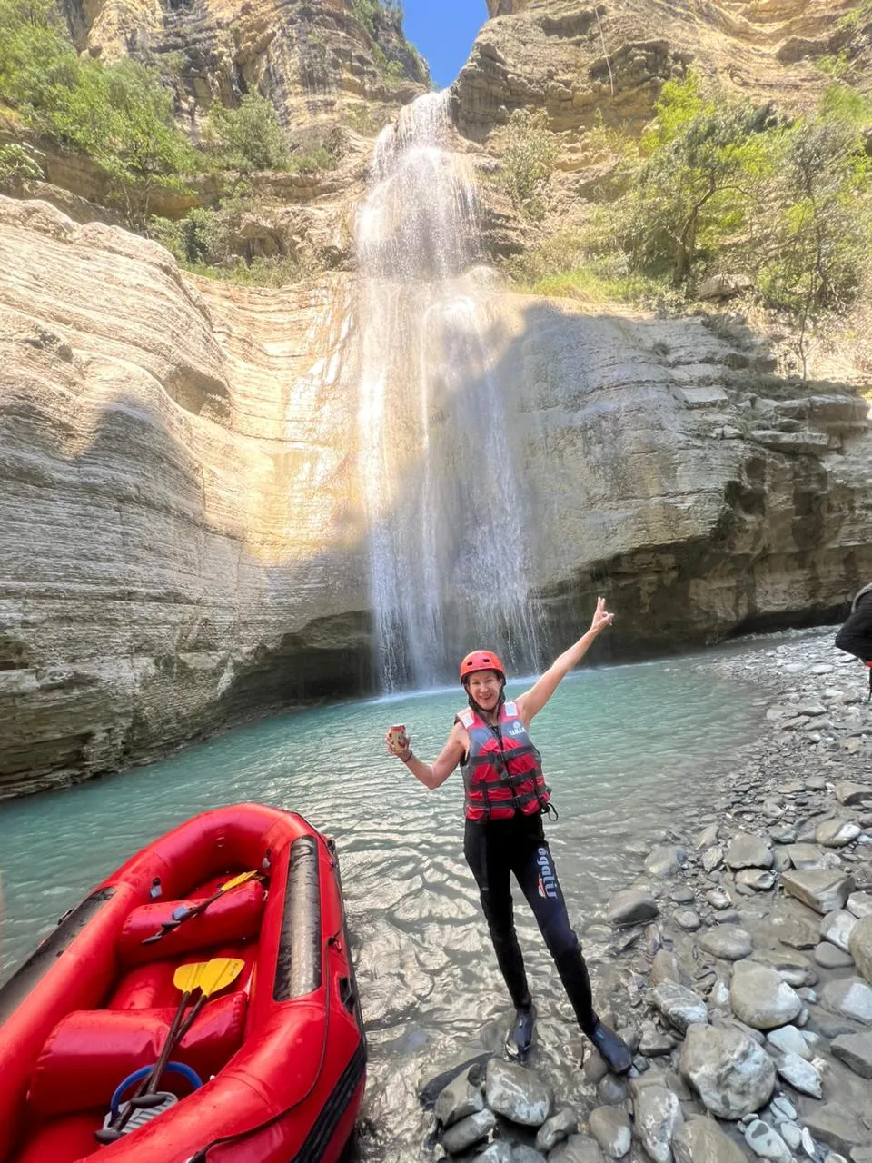 Waterfall of love in Osum Canyon