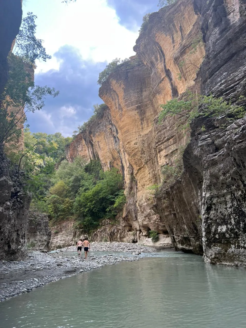 Scenic view inside Osum Canyon